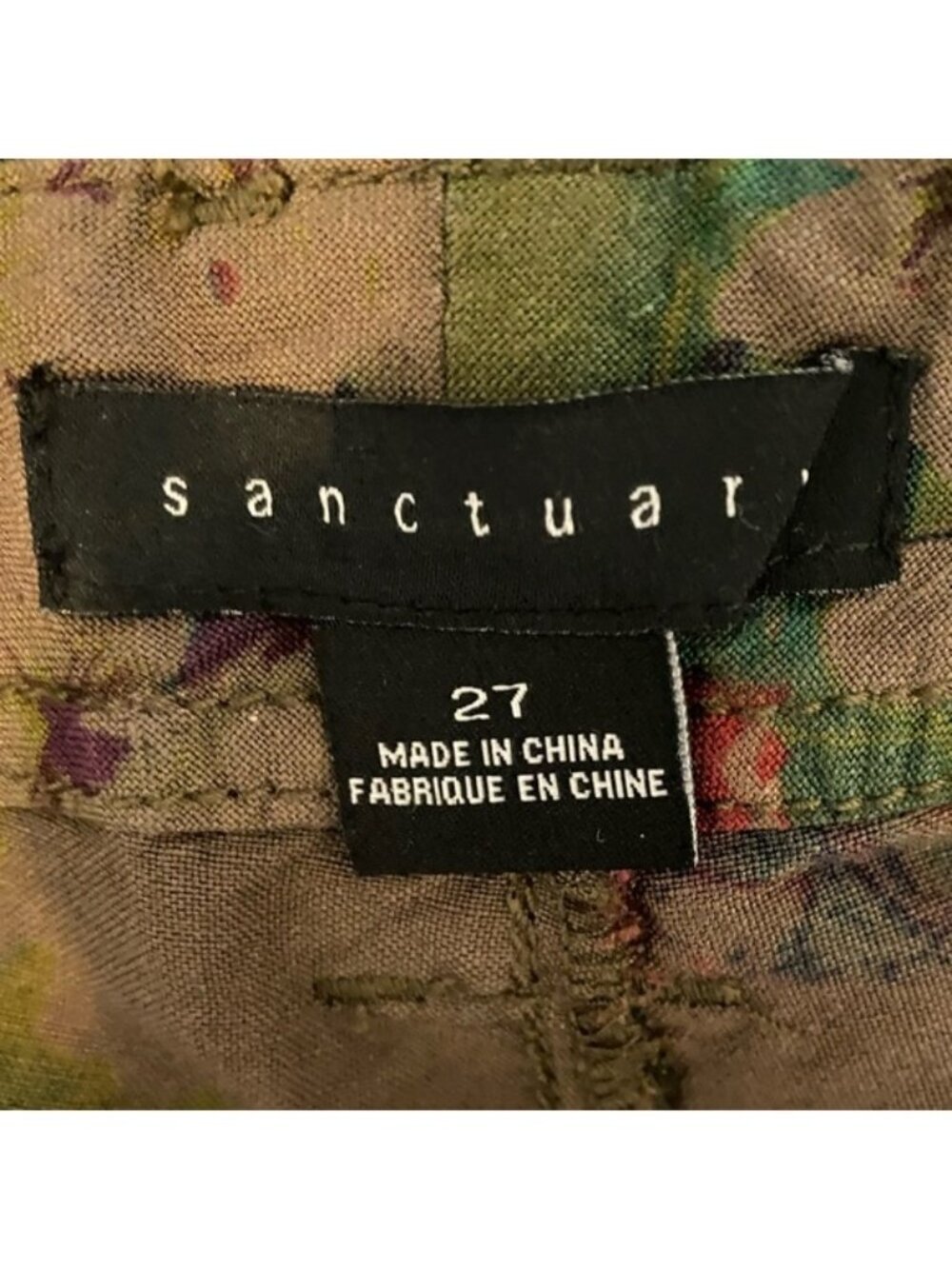 Sanctuary Floral Print Utility Shorts - Size 27 - Picture 8 of 8